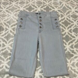 J Brand Women's Natasha Sky High Rise Light Blue Jeans